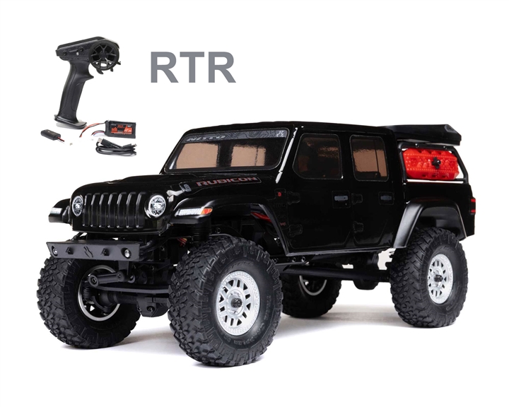 アシェット Jeep Axial 1/24 SCX24 Jeep JT Gladiator 4X4 RTR Brushed Rock Crawler
