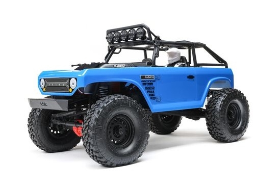Axial 1/10 SCX10 II Deadbolt 4X4 Brushed RTR, Blue - AXI03025T1