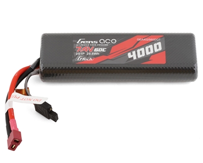 Gens Ace 2S G-Tech Smart LiPo Battery 60C (7.4V/4000mAh) w/T-Style Connector