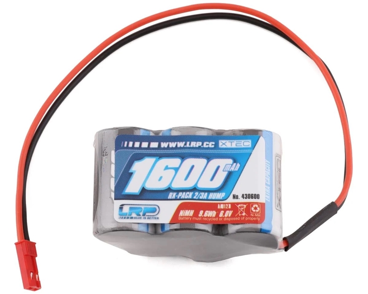 Pololu Paquete de baterías NiMH recargables: 6,0 V, 2200 mAh, 5x1