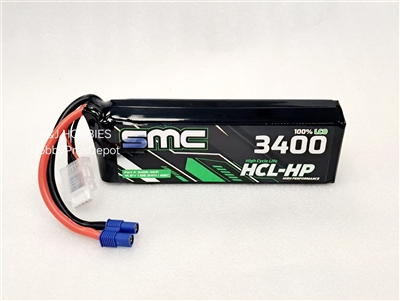 SMC HCL-HP 14.8V-3400mAh-80C Flight Pack - 3480-4S1P