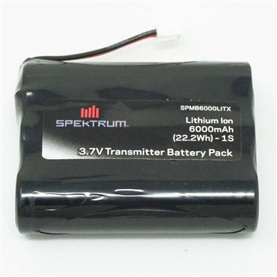 3.7V 6000mAh 1S Tx Battery iX12 NX6 NX8 XH-1S Plug SPMB6000LITX