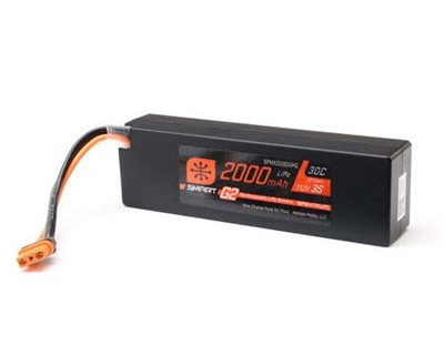 11.1V 2000mAh 3S 30C Smart G2 LiPo Battery: IC2 - SPMX203S30H2