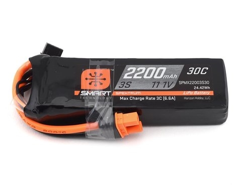 2200mAh 3S 11.1V Smart LiPo 30C; IC3 SPMX22003S30
