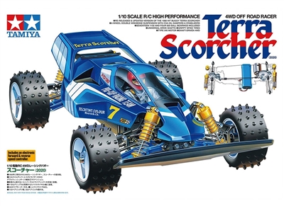 タミヤ電動RCカー　組立済　TAMIYA 1/10 Terra Scorcher 1/10 RC Terra Scorcher (2020) TAM47442