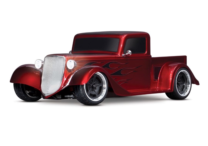 ホビーラジコン Traxxas 35 Hot Rod Truck 1/10 Traxxas Factory Five '35 Hot Rod Truck 1/10 - Metallic Red