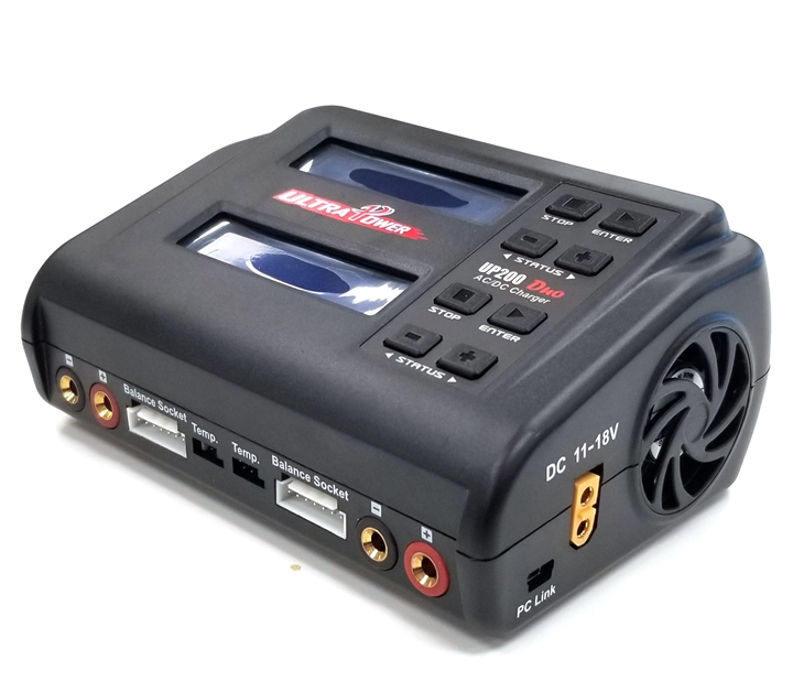 UP200 DUO 200W Dual Port Multi-Chemistry AC/DC Charger UPTUP200DUO