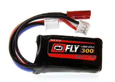 300mAh 2S 7.4V 30C LiPO , JST VNR25147